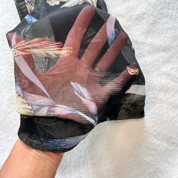 Beate Heymann Street Couture Wide Leg Mesh Pants Size 6 - Picture 7 of 9